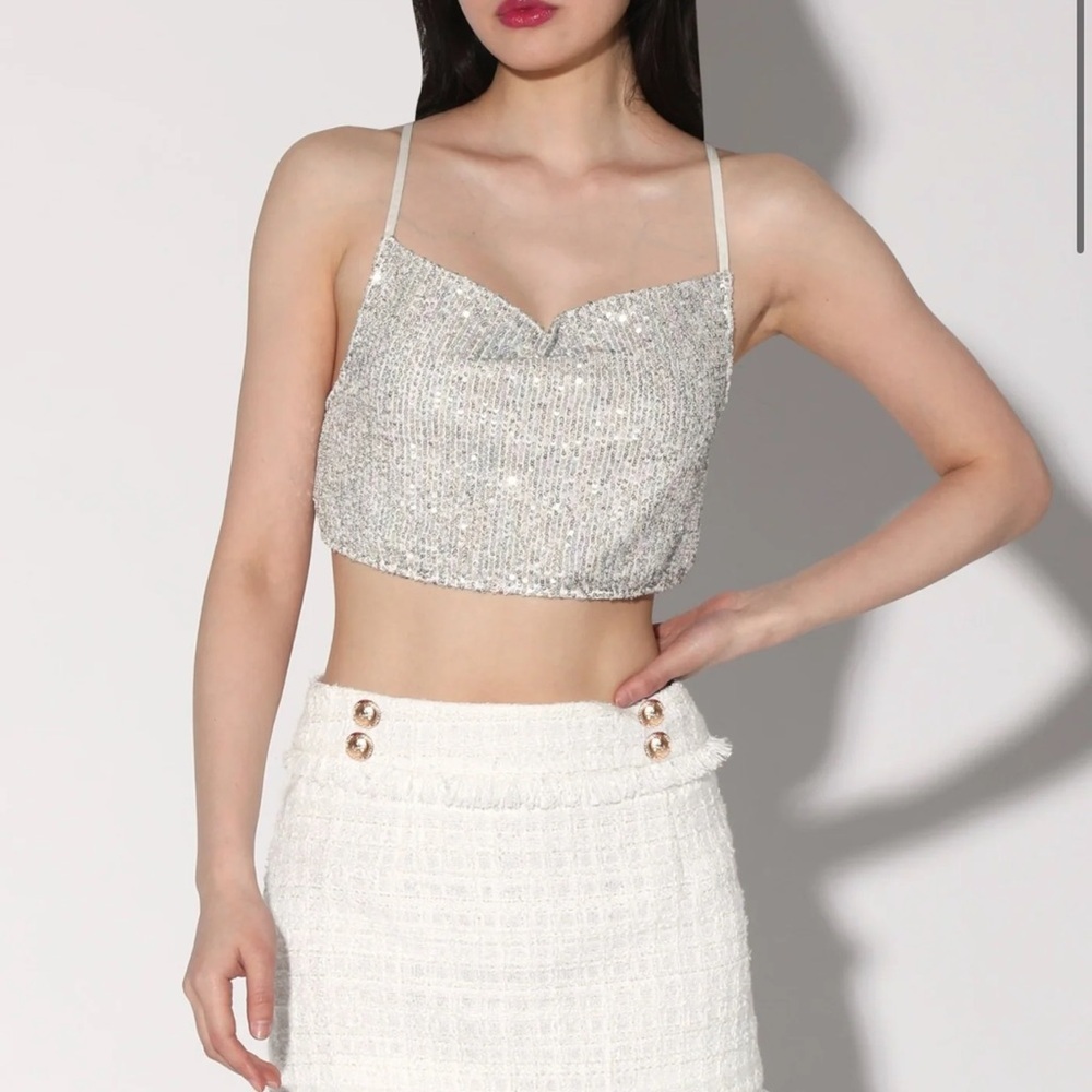 Elegant White Crop Top